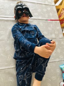 Darth Fraser demonstrating exercises